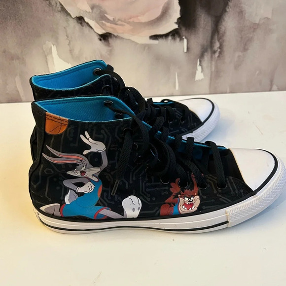 ! NEW Converse Chuck Taylor All-Star Hi - Space Jam Sz 7.5 - Picture 6 of 8
